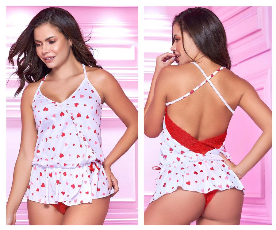 Top and Cheeky Bottoms Pajama Set