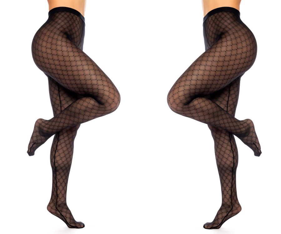 Diamond Mesh Pantyhose